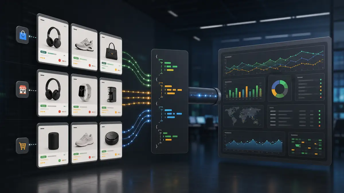 Monitoramento de preços de concorrentes: como montar um pipeline com API, PLP e PDP